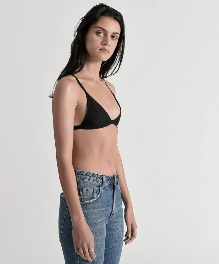 MESH TEMPEST BRALETTE BLACK Women One Teaspoon Intimates MESH TEMPEST BRALETTE BLACK Women One Teaspoon Intimates