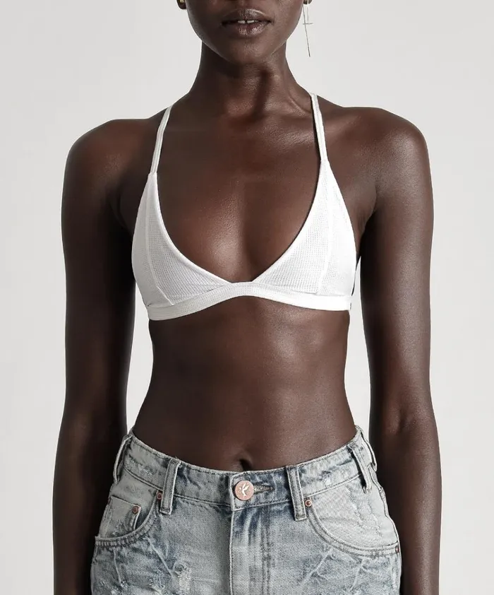 MESH TEMPEST BRALETTE WHITE Women One Teaspoon Intimates