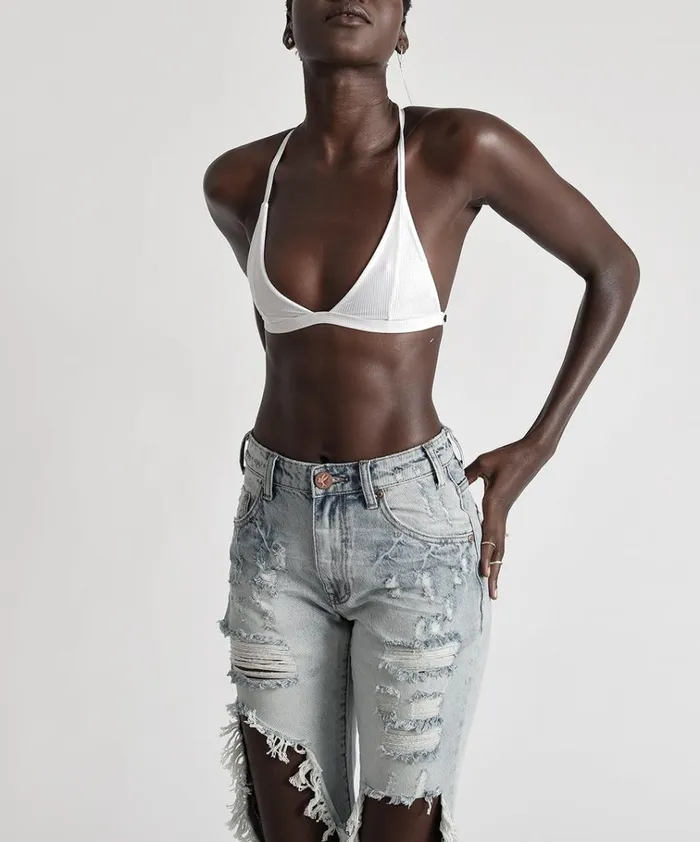 MESH TEMPEST BRALETTE WHITE Women One Teaspoon Intimates