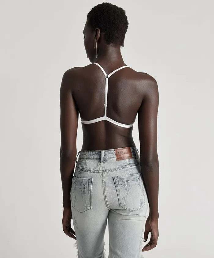 MESH TEMPEST BRALETTE WHITE Women One Teaspoon Intimates