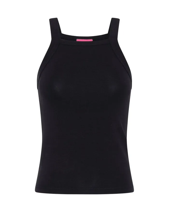 MIAMI BAMBOO LOGO TANK BLACK Women One Teaspoon Tees and Tanks MIAMI BAMBOO LOGO TANK BLACK Women One Teaspoon Tees and Tanks