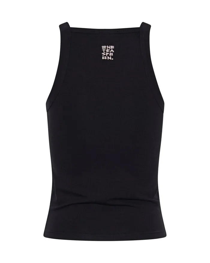 MIAMI BAMBOO LOGO TANK BLACK Women One Teaspoon Tees and Tanks MIAMI BAMBOO LOGO TANK BLACK Women One Teaspoon Tees and Tanks