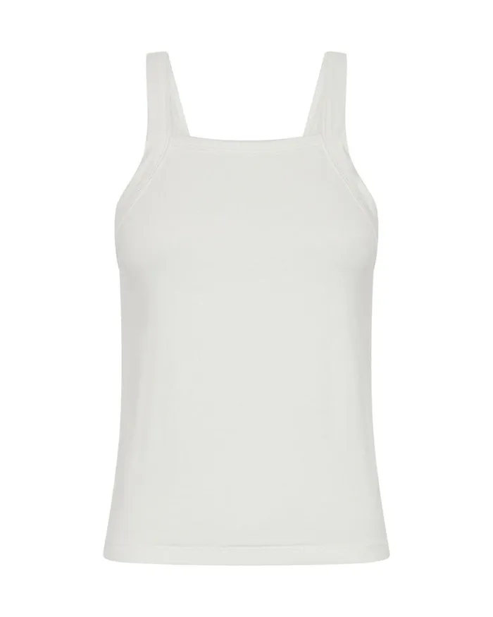 MIAMI BAMBOO LOGO TANK WHITE Women One Teaspoon Tees and Tanks MIAMI BAMBOO LOGO TANK WHITE Women One Teaspoon Tees and Tanks