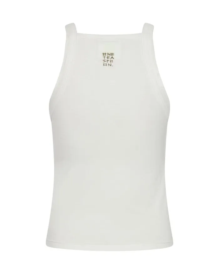 MIAMI BAMBOO LOGO TANK WHITE Women One Teaspoon Tees and Tanks MIAMI BAMBOO LOGO TANK WHITE Women One Teaspoon Tees and Tanks