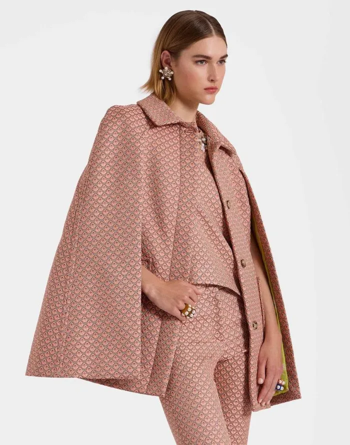 Milano Mini Cape Tulip Pale Pink Women La Double J Outerwear