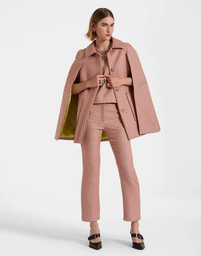 Milano Mini Cape Tulip Pale Pink Women La Double J Outerwear