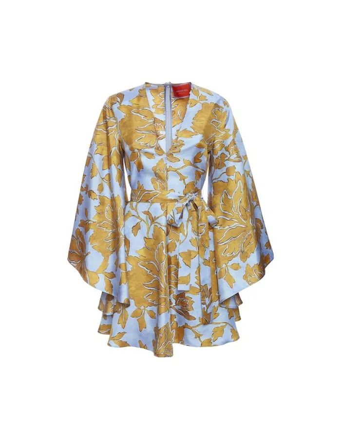 Mini Magnifico Dress Tangle Light Blue Women La Double J Dresses Mini Magnifico Dress Tangle Light Blue Women La Double J Dresses