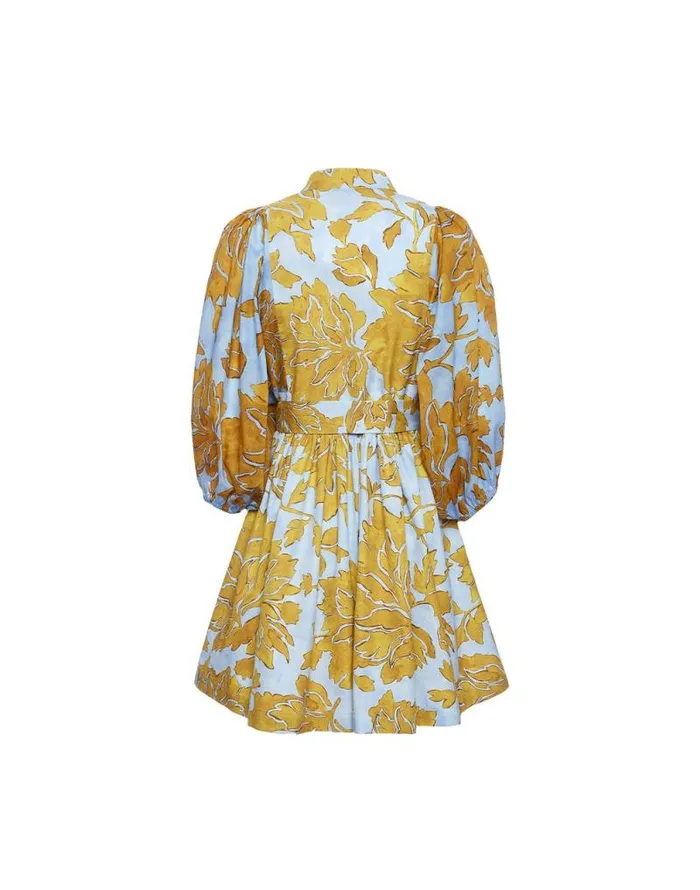 Mini Portofino Dress Tangle Light Blue Women La Double J Dresses