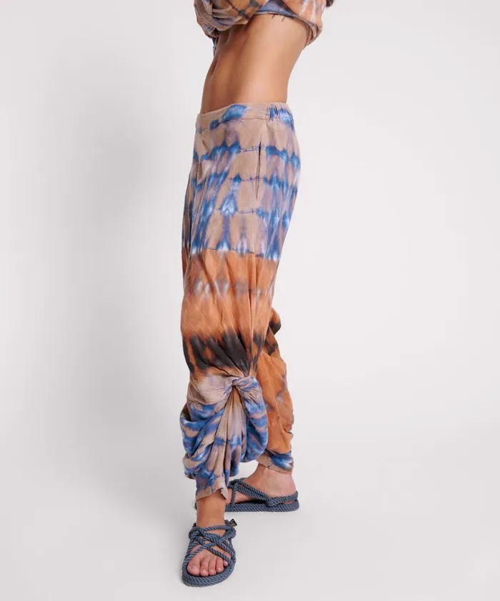 MIRAGE HAND TIE DYED GYPSY HAREM PANTS Women One Teaspoon Bottoms MIRAGE HAND TIE DYED GYPSY HAREM PANTS Women One Teaspoon Bottoms