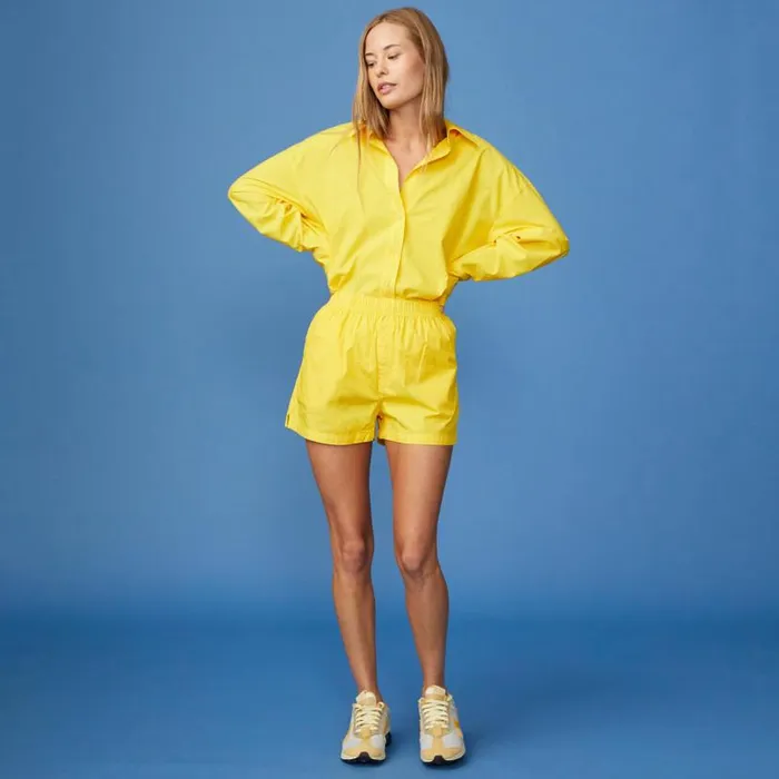 MONROW SHORTS Poplin Shorts Sunshine 8211 Shop
