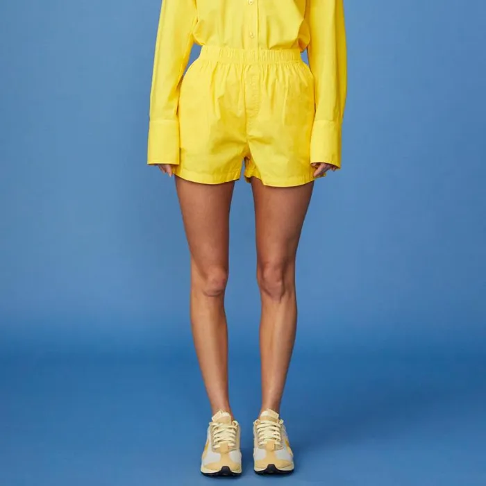 MONROW SHORTS Poplin Shorts Sunshine 8211 Shop