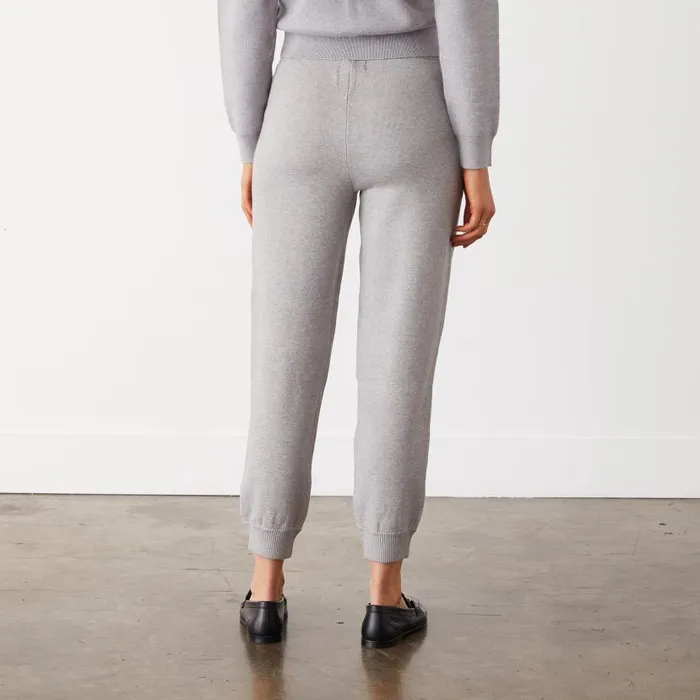 MONROW SWEATS Soft Knit Cuffed Jogger Heather Grey 8211 Shop