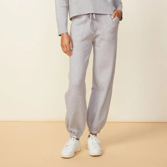MONROW SWEATS Soft Knit Oversized Vintage Sweat Heather Grey 8211 Shop
