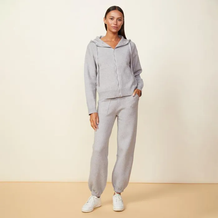 MONROW SWEATS Soft Knit Oversized Vintage Sweat Heather Grey 8211 Shop