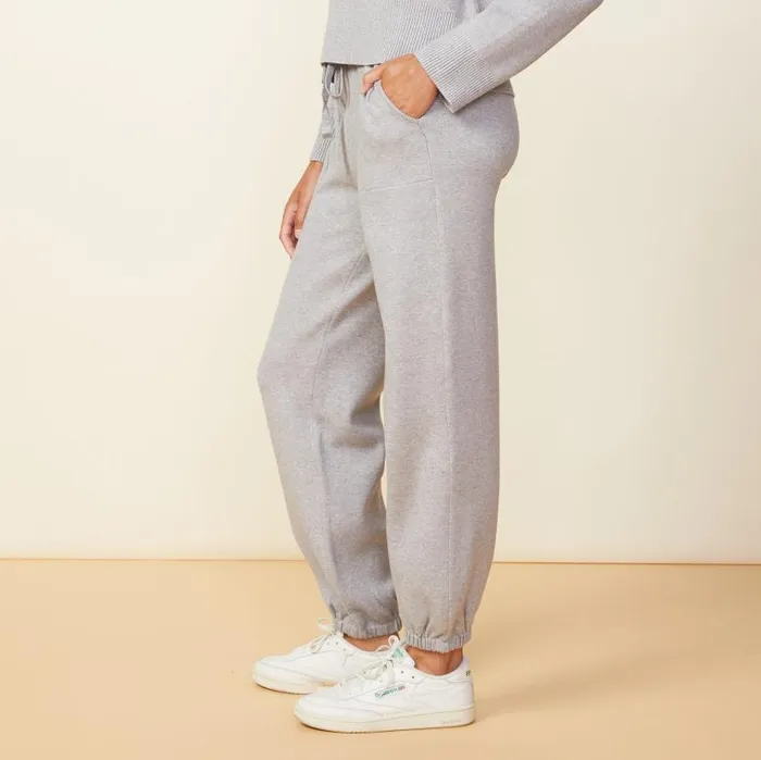 MONROW SWEATS Soft Knit Oversized Vintage Sweat Heather Grey 8211 Shop