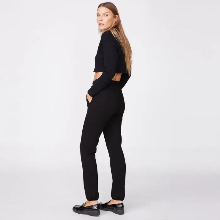 MONROW SWEATS Supersoft Fleece Boyfriend Sweat Black 8211 Shop