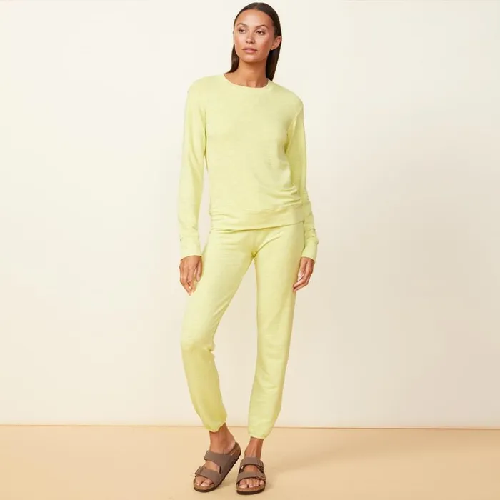 MONROW SWEATS Supersoft Vintage Sweats Citron 8211 Shop