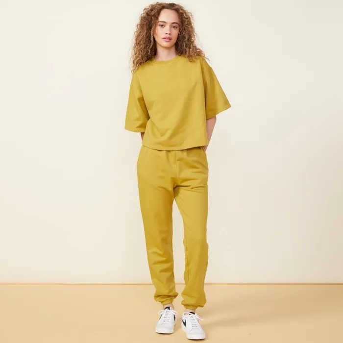 MONROW TEES 90039s Classic Sweatshirt Tee Golden Olive 8211 Shop