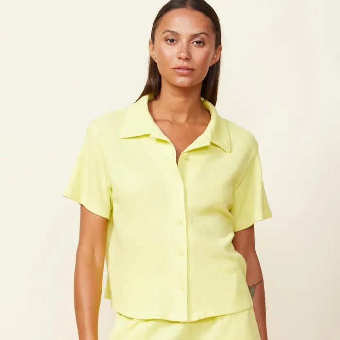 MONROW TEES Baby Thermal Vacation Shirt Citron 8211 Shop