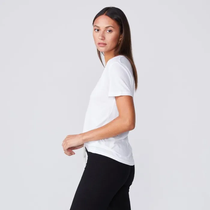 MONROW TEES Cotton Modal Relaxed V Neck Tee White 8211 Shop