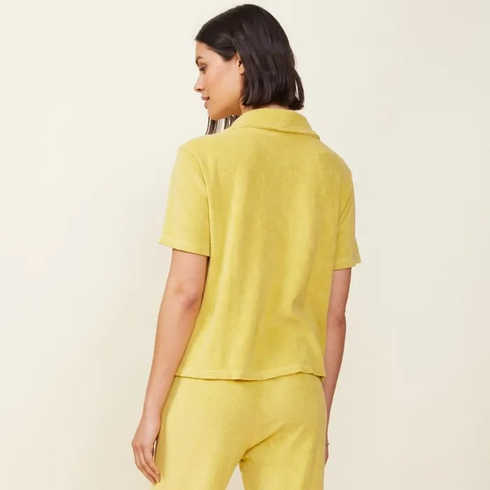 MONROW TEES Terry Cloth Pocket Shirt Kiwi 8211 Shop