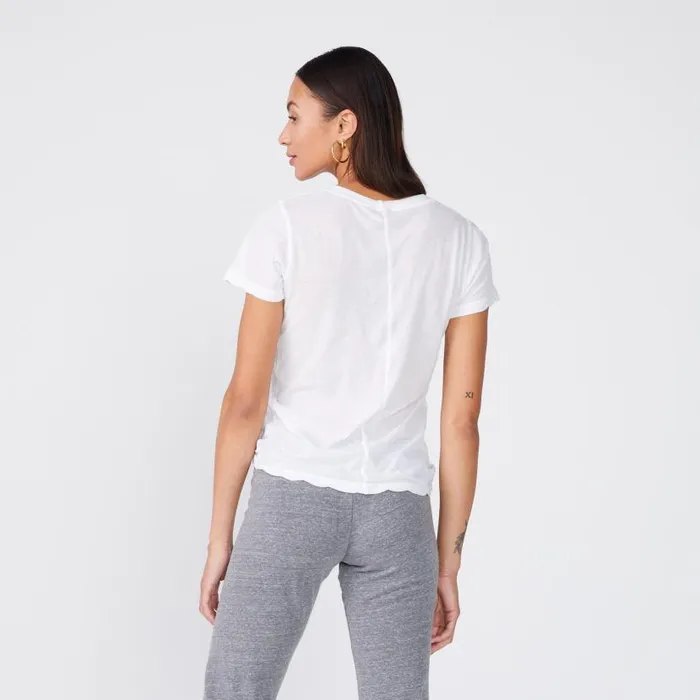 MONROW TEES Tissue Fitted Crew Neck Tee White 8211 Shop