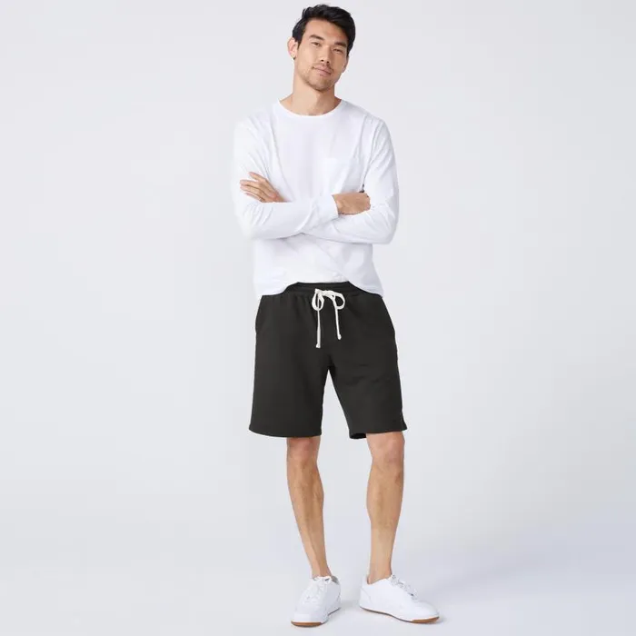 MONROW VIEW ALL Supersoft Fleece Shorts Faded Black 8211 Shop