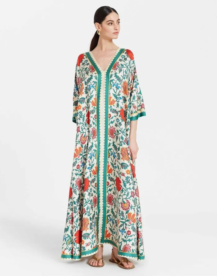 Muumuu Dress Dragonflower Place Multicolor Women La Double J Dresses Muumuu Dress Dragonflower Place Multicolor Women La Double J Dresses