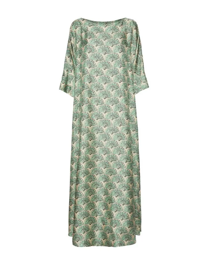 Muumuu Dress Round Neck Fans Mint Women La Double J Dresses Muumuu Dress Round Neck Fans Mint Women La Double J Dresses