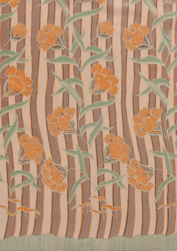 Natalie Martin ALEX MIDI DRESS WITH SASH Chamomile Apricot Shop Dresses