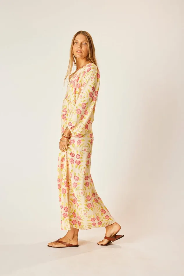 Natalie Martin ALICE DRESS Prairie Dusty Crimson Shop Dresses