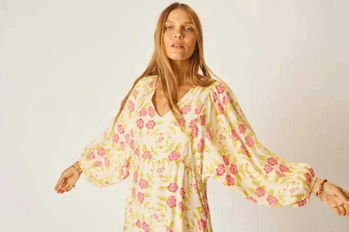 Natalie Martin ALICE DRESS Prairie Dusty Crimson Shop Dresses