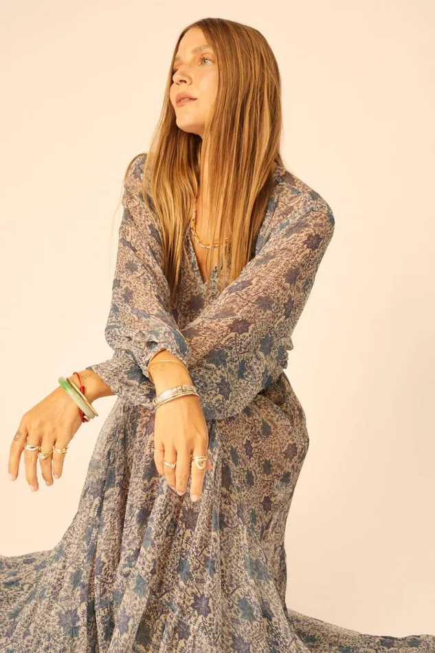 Natalie Martin AMELIA TOP Snowflake Sea Shop Tops