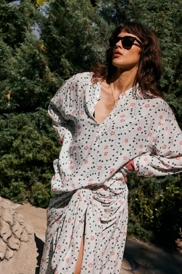 Natalie Martin APRS SWIM TOP Pinwheel Cotton Shop Tops