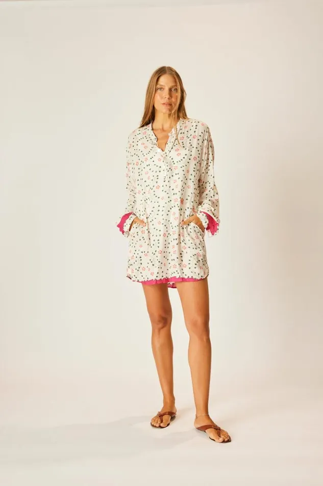 Natalie Martin APRS SWIM TOP Pinwheel Cotton Shop Tops