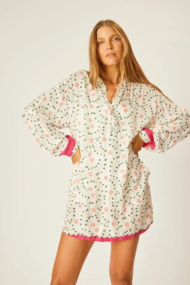 Natalie Martin APRS SWIM TOP Pinwheel Cotton Shop Tops