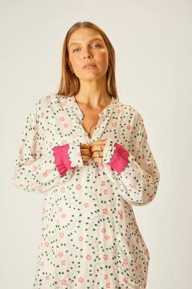 Natalie Martin APRS SWIM TOP Pinwheel Cotton Shop Tops
