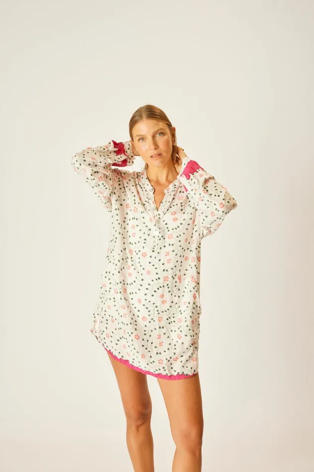 Natalie Martin APRS SWIM TOP Pinwheel Cotton Shop Tops