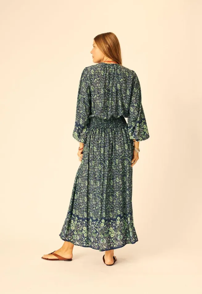 Natalie Martin BELLA SKIRT Petite Fleur Marine Shop Bottoms