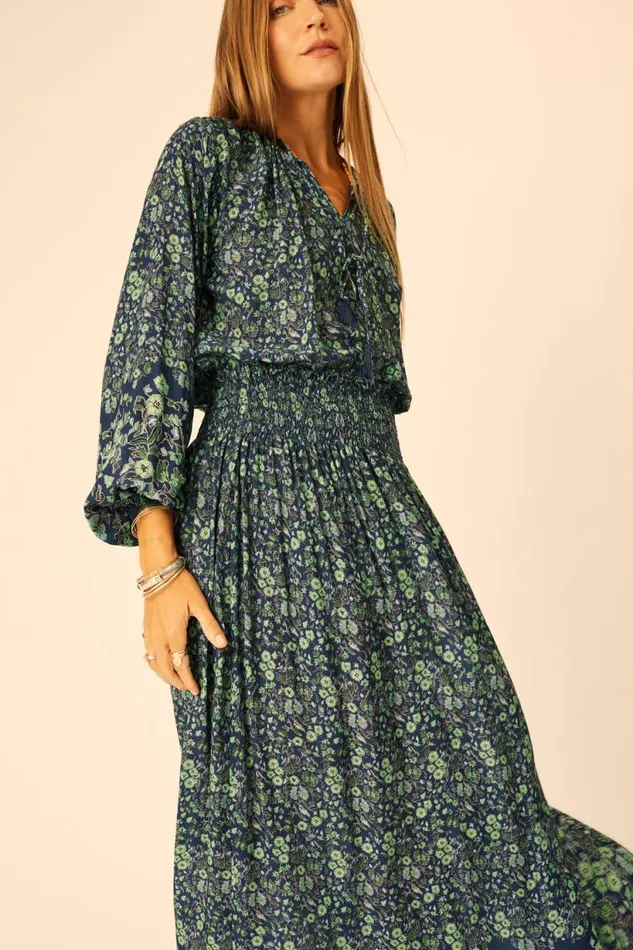Natalie Martin BELLA SKIRT Petite Fleur Marine Shop Bottoms