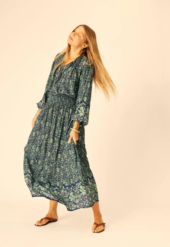 Natalie Martin BELLA SKIRT Petite Fleur Marine Shop Bottoms
