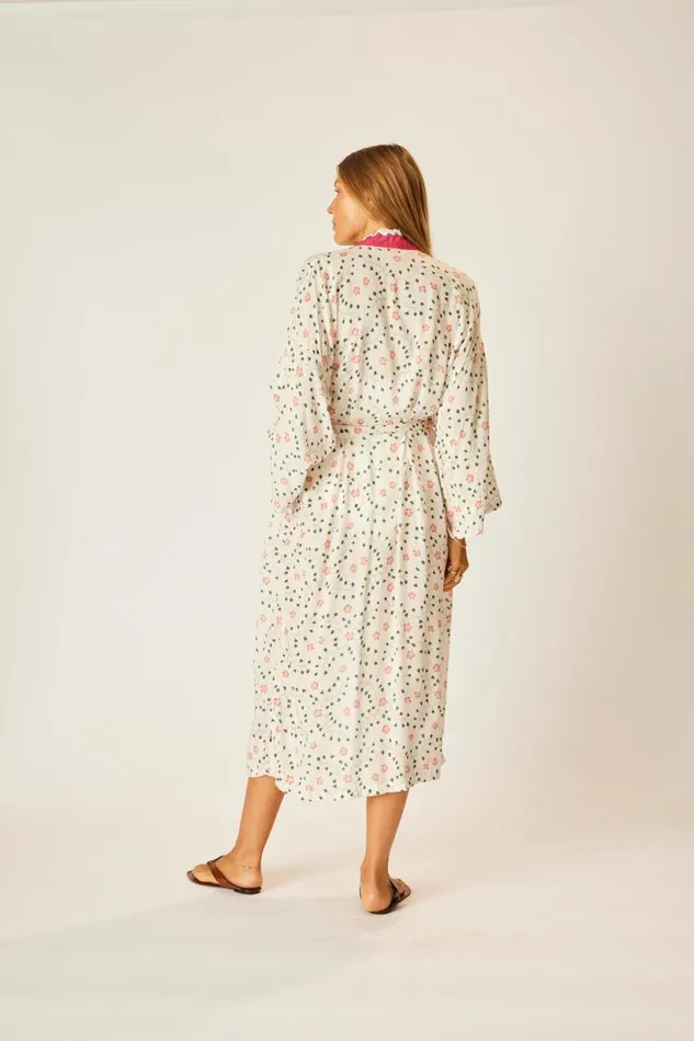 Natalie Martin DIANE LONG ROBE Pinwheel Cotton Shop Dresses