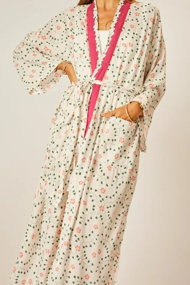 Natalie Martin DIANE LONG ROBE Pinwheel Cotton Shop Dresses