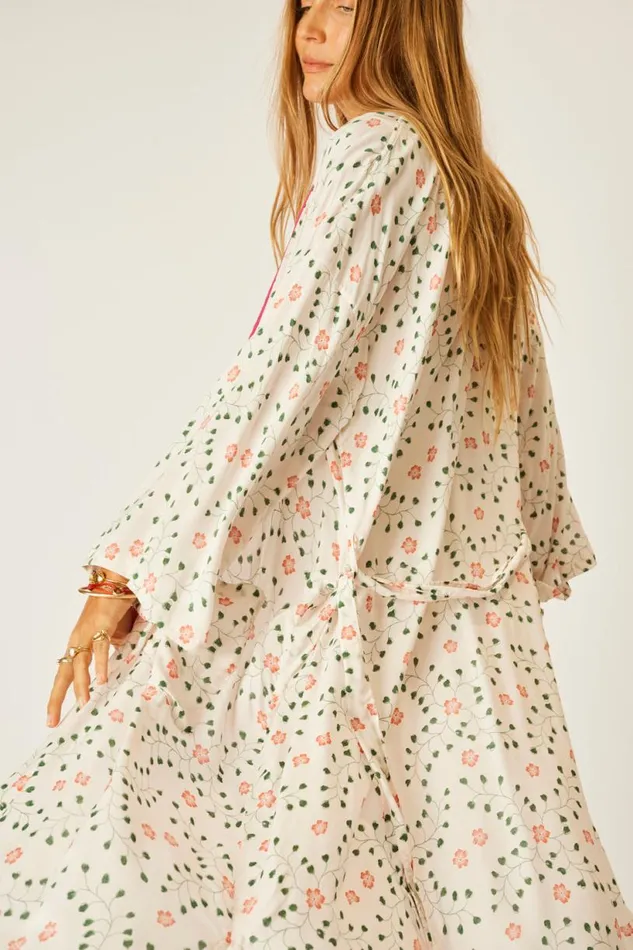 Natalie Martin DIANE LONG ROBE Pinwheel Cotton Shop Dresses