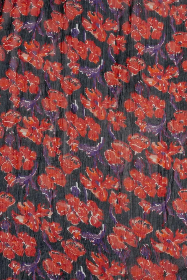 Natalie Martin INDIANA MAXI Chiffon Watercolor Onyx Shop Dresses