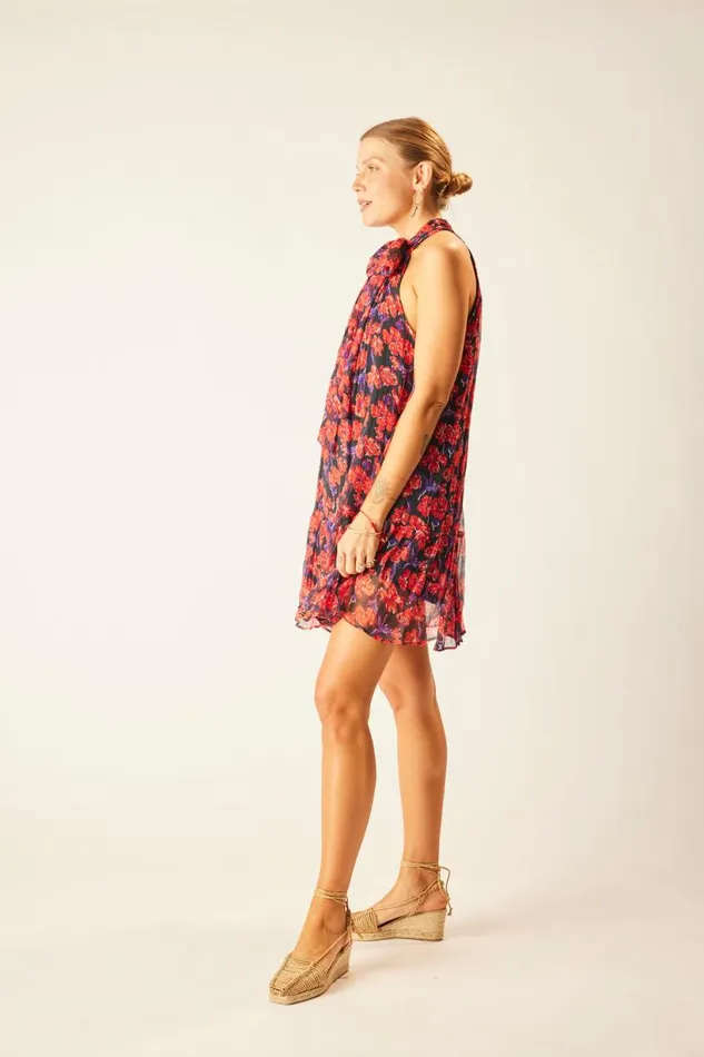 Natalie Martin INDIANA MINI Chiffon Watercolor Onyx Shop Dresses
