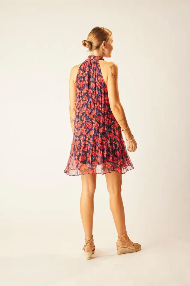 Natalie Martin INDIANA MINI Chiffon Watercolor Onyx Shop Dresses