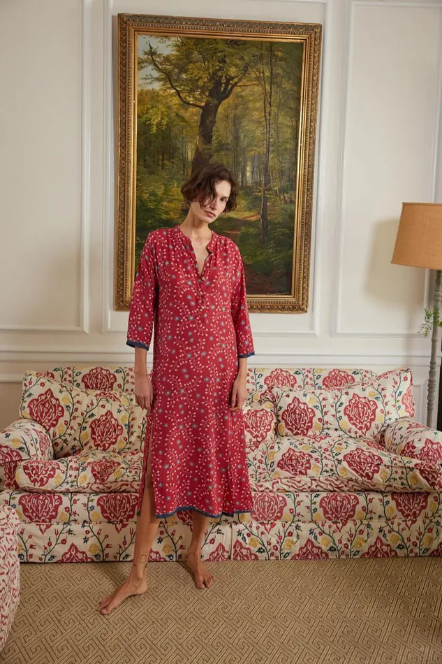 Natalie Martin ISOBEL DRESS Pinwheel Barn Red Shop Dresses