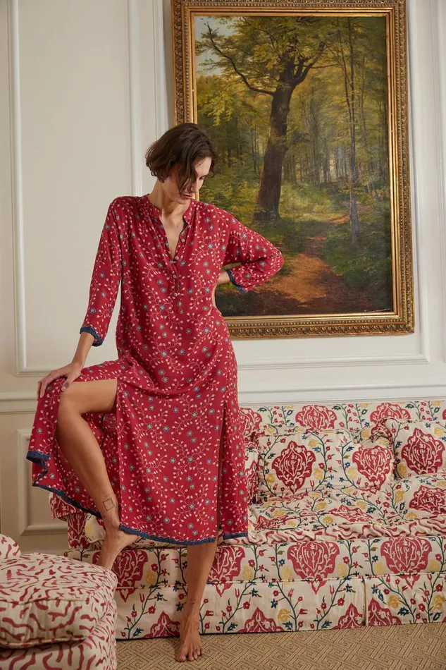 Natalie Martin ISOBEL DRESS Pinwheel Barn Red Shop Dresses