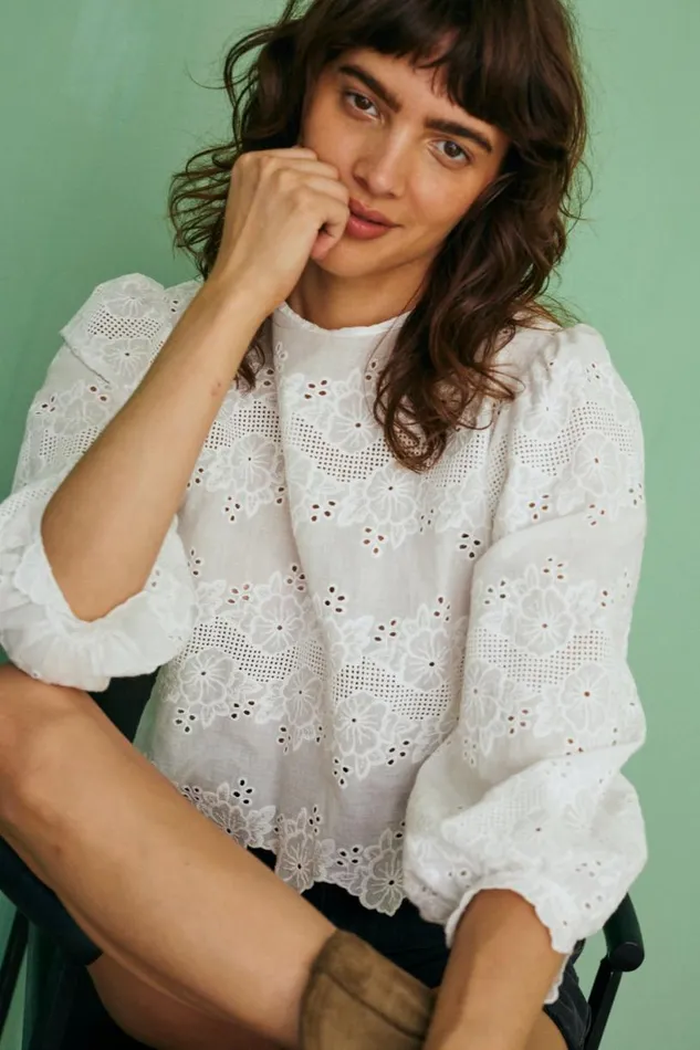 Natalie Martin LISA TOP Geranium Milk Shop Tops